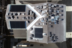 roof dry in inspection occurring prior to the installation of the roof finish materials