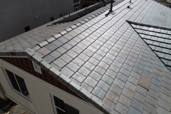 aerial view of finished roof taken by drone